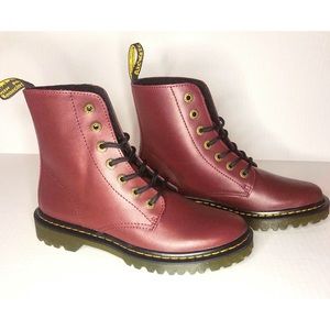 Dr. Martens Luana Red Combat Boot size 8